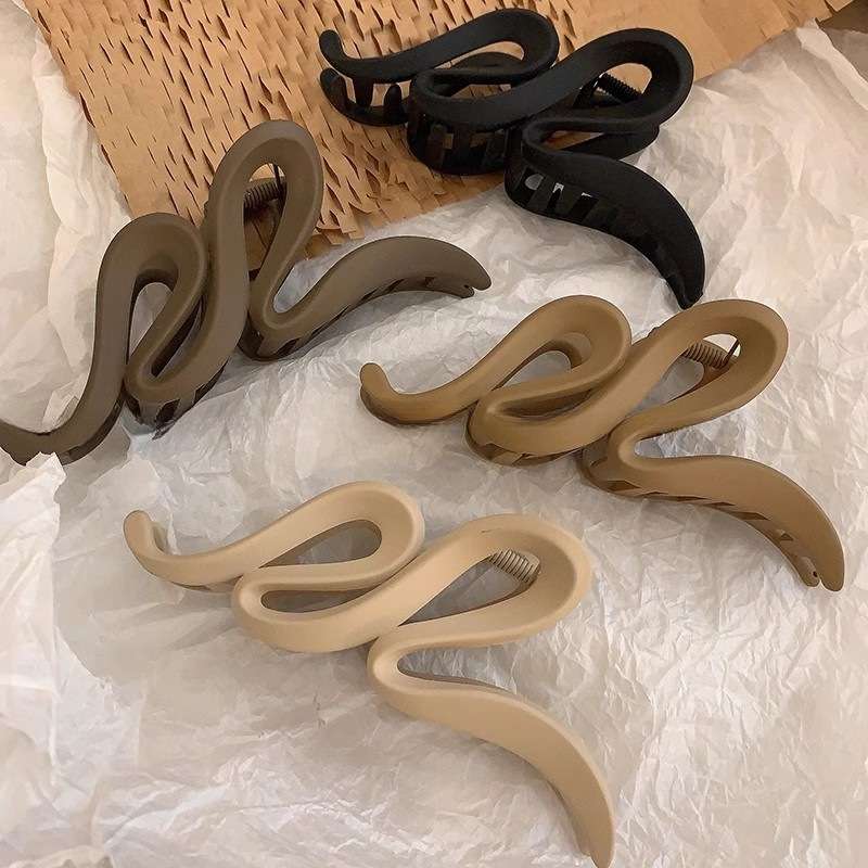 Y2Kファッション うねうねヘアクリップ